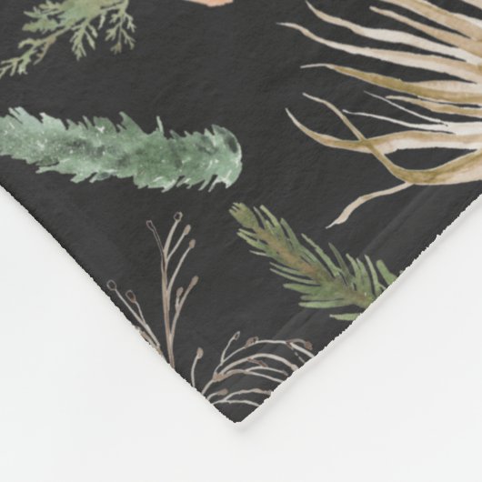 Schwarz, modern und elegant fleecedecke (Ecke)