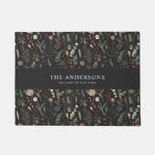 Schwarz, modern und elegant fußmatte (Vorderseite)