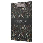 Schwarz, modern und elegant klemmbrett (Links)