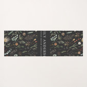 Schwarz, modern und elegant yogamatte (Rückseite (Horizontal))