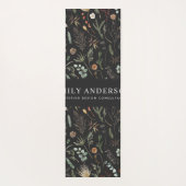 Schwarz, modern und elegant yogamatte (Rückseite)