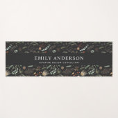 Schwarz, modern und elegant yogamatte (Vorderseite (Horizontal))