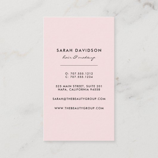 Schwarz | Moderne geometrische Vertikale Visitenkarte (Rückseite)