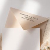 Schwarz-Modernes, einfaches Skript Permastempel