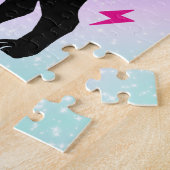 SCHWARZ" MOPS PRINCESS" PUZZLE FÜR KINDER! (Seite)