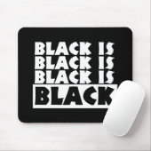 Schwarz Mousepad (Mit Mouse)