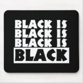 Schwarz Mousepad (Vorne)