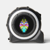 Schwarz-Multicolor-Owl Maßband (Vorderseite)
