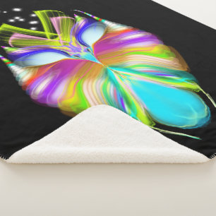 Schwarz-Multicolor-Owl Sherpadecke