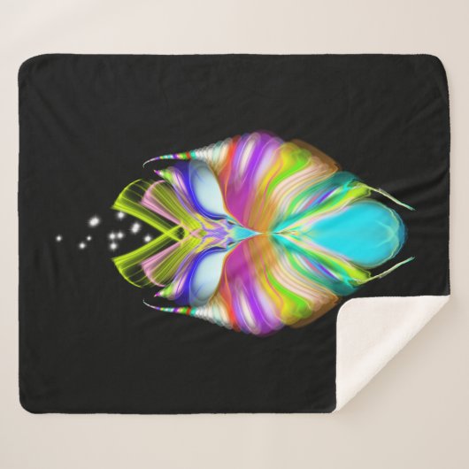 Schwarz-Multicolor-Owl Sherpadecke (Vorderseite (Horizontal))