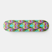 Schwarz-Multicolor-Owl Skateboard (Horizontal)