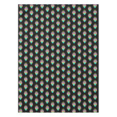 Schwarz-Multicolor-Owl Tischdecke (Vorderseite)