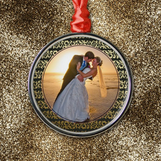 Schwarz-Muster-Bildvorlage Silbernes Ornament