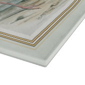 Schwarz-Neckeln am Wasser Schneidebrett (Ecke)