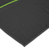 Schwarz-Neon-Grün-Spinnennetz Halloween-Muster Tischdecke (Schrägansicht)