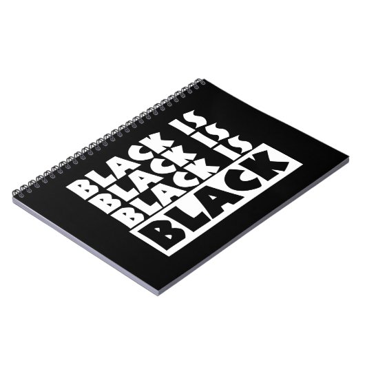 Schwarz Notizblock (Linke Seite)