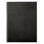 Schwarz Notizblock (Vorderseite)