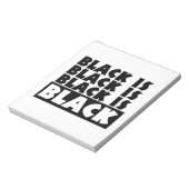 Schwarz Notizblock (Rotiert)