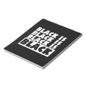 Schwarz Notizblock (Rotiert)