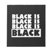 Schwarz Notizblock (Vorderseite)