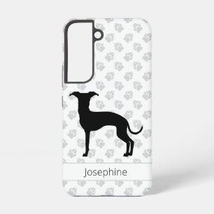 Schwarz (oder eine andere Farbe) Iggy-Silhouette u Samsung Galaxy Hülle