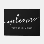 Schwarz oder eine beliebige Farbe, benutzerdefinie Fußmatte (Vorderseite)