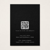 Schwarz oder jedes Farblogo QR Ohrring-Display (Rückseite)