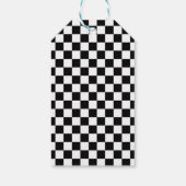 Schwarz-Orange-Bike-Geschenketiketten Geschenkanhänger (Rückseite)