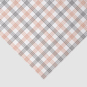 Schwarz-orange gestreiftes Seidenpapier (Ausschnitt)