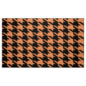 Schwarz-Orange-Hahnentrittmuster Nahtloses Muster Stoff (Fat Quarter (45,7 x 55,9 cm))