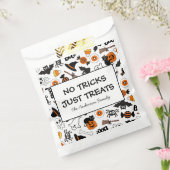 Schwarz-Orange-Halloween-Party Geschenktütchen (Versiegelt)