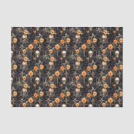 Schwarz-Orange Halloween Seidenpapier