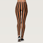 Schwarz-Orange-Leggings Leggings (Rückseite)