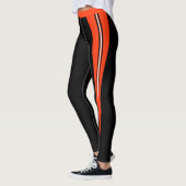 Schwarz-Orange-Leggings Leggings (Links)