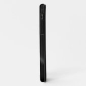 Schwarz-Orange-Muster, rostfrei, metallisch, wirbe Case-Mate iPhone Hülle (Hinten/Links)