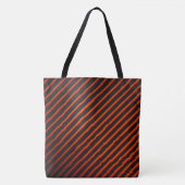 Schwarz-Orange-Muster Tasche (Vorderseite)