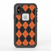 Schwarz-Orange-Raute | Hülle (Rückseite)