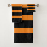 Schwarz-Orange-Streifen