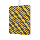 Schwarz-Orange-Yen-Zeichen ( ≥) Streifen Autolufterfrischer (Links)