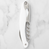 Schwarz-Personalisiert-Monogramm und Name Kellnermesser (Rückseite)