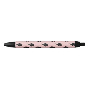 Schwarz Pink Blitz Y2K Indie stilvoller Schreibsti Kugelschreiber