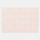 Schwarz Pink Grün Gold Zickzack-Chevron Geschenkpapier Set (Vorderseite 3)