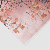 Schwarz-Pink-Kürbis-Fall-Dekoupage Seidenpapier (Ausschnitt)