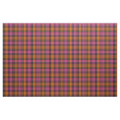 Schwarz Pink Orange Karo Tartan Design Stoff (Yard (91,4 cm))