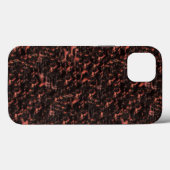 Schwarz-Pink-Snakeskin-Muster Case-Mate iPhone Hülle (Rückseite (Horizontal))