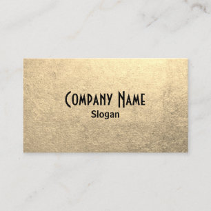 Schwarz-Platinum-Gold-Foil-Foto Visitenkarte