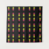SCHWARZ-PLATTENDESIGN WANDTEPPICH (Vorderseite (Horizontal))