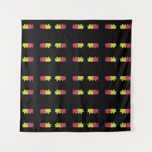 SCHWARZ-PLATTENDESIGN WANDTEPPICH (Vorderseite)