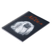 Schwarz-Portrait Notizblock (Linke Seite)