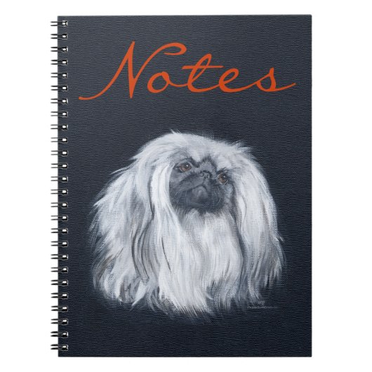 Schwarz-Portrait Notizblock (Vorderseite)